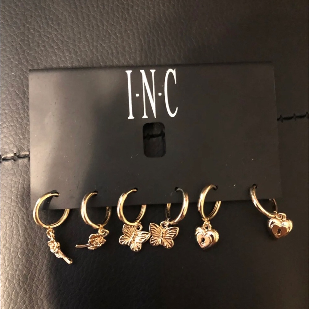 INC Gold Hoop Earrings!